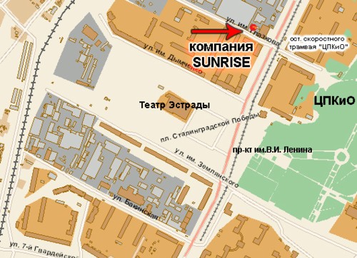 Схема проезда